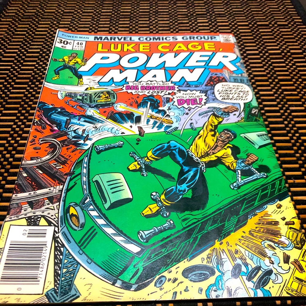 Luke Cage, Power Man Comic Book 40, Marvel Comics